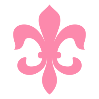 Fleur-de-lis Decal (Pink)